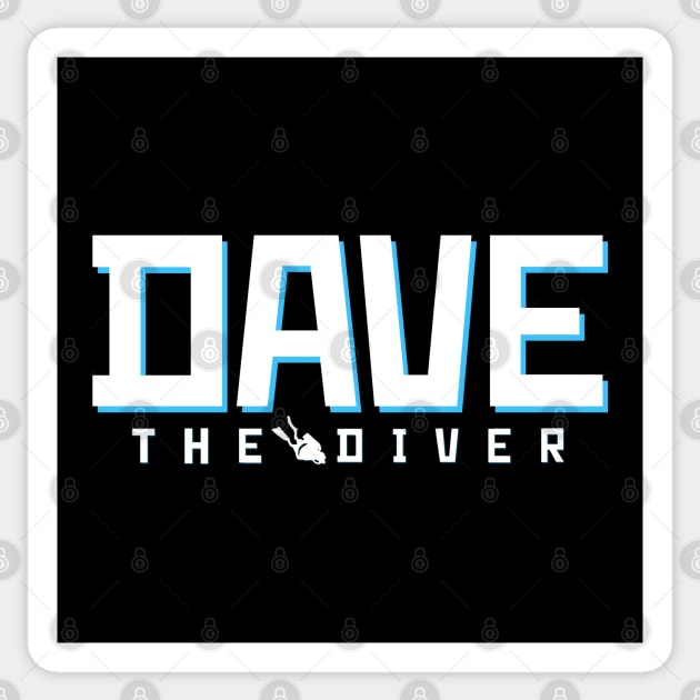 Dave The Diver Sticker by Buff Geeks Art